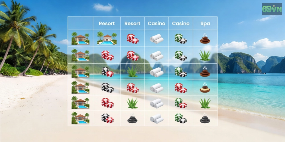 So sánh bảng giá các gói dịch vụ tại Corona Resort & Casino Phú Quốc 69VN năm 2025