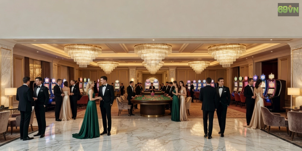 Khám phá khái niệm hotels with casinos 69vn qua hình ảnh minh họa sang trọng